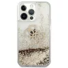 iPhone 13 Pro Max Guess 4G Liquid Glitter tok arany (GUHCP13XLG4GGO)-3666339024666 3 kép