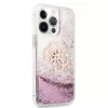 iPhone 13 Pro Max Guess Big 4G Liquid Glitter tok átlátszó (GUHCP13-3666339024703 1 kép