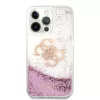 iPhone 13 Pro Max Guess Big 4G Liquid Glitter tok átlátszó (GUHCP13-3666339024703 5 kép