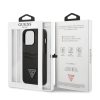 iPhone 13 Pro Max Guess Saffiano tok dupla kártyatartóval fekete (GU-3666339048112 4 kép