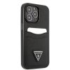 iPhone 13 Pro Max Guess Saffiano tok dupla kártyatartóval fekete (GU-3666339048112 5 kép