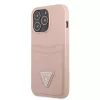 iPhone 13 Pro Max Guess Saffiano tok dupla kártyatartóval rózsaszí-3666339048150 1 kép