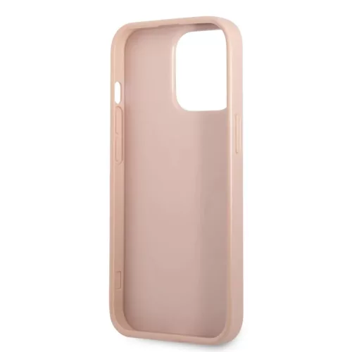 iPhone 13 Pro Max Guess Saffiano tok dupla kártyatartóval rózsaszí-3666339048150 3 kép