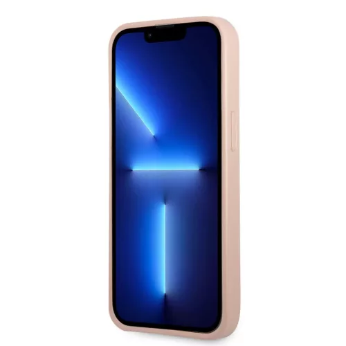 iPhone 13 Pro Max Guess Saffiano tok dupla kártyatartóval rózsaszí-3666339048150 4 kép