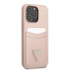 iPhone 13 Pro Max Guess Saffiano tok dupla kártyatartóval rózsaszí-3666339048150 6 kép