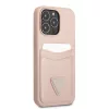 iPhone 13 Pro Max Guess Saffiano tok dupla kártyatartóval rózsaszí-3666339048150 6 kép