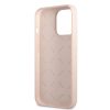 iPhone 13 Pro Max Guess 4G Szilikon Metal Logo tok rózsaszín (GUHCP1-3666339041229 4 kép