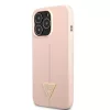iPhone 13 Pro Max Guess Szilikon Line Triangle tok rózsaszín (GUHCP1-3666339041021 1 kép