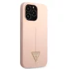 iPhone 13 Pro Max Guess Szilikon Line Triangle tok rózsaszín (GUHCP1-3666339041021 3 kép