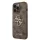 iPhone 14 Pro Guess PU 4G Metal Logo tok barna (GUHCP14L4GMGBR)