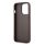 iPhone 14 Pro Guess PU 4G Metal Logo tok barna (GUHCP14L4GMGBR)-3666339066307 2 kép