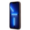 iPhone 14 Pro Guess PU 4G Metal Logo tok barna (GUHCP14L4GMGBR)-3666339066307 5 kép