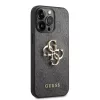iPhone 14 Pro Guess PU 4G Metal Logo tok szürke (GUHCP14L4GMGGR)-3666339066260 2 kép