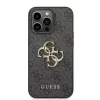 iPhone 14 Pro Guess PU 4G Metal Logo tok szürke (GUHCP14L4GMGGR)-3666339066260 5 kép