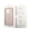 iPhone 14 Pro Guess PU 4G Metal Logo tok rózsaszín (GUHCP14L4GMGPI)-3666339088804 5 kép