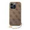 iPhone 14 Pro Guess GUHCP14LGF4GBR 4G Charms tok barna-3666339094171 5 kép