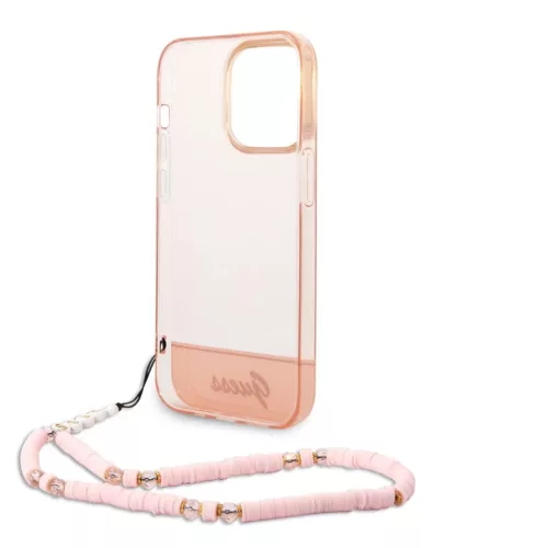 iPhone 14 Pro Guess PC/TPU Camera Outline Translucent tok karpánttal -3666339064303 2 kép
