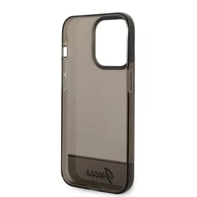 iPhone 14 Pro Guess PC/TPU Camera Outline Translucent tok fekete (GUHC-3666339088248 1 kép