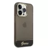 iPhone 14 Pro Guess PC/TPU Camera Outline Translucent tok fekete (GUHC-3666339088248 3 kép