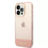 iPhone 14 Pro Guess PC/TPU Camera Outline Translucent tok rózsaszín -3666339088361 1 kép