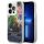 iPhone 14 Pro Guess Liquid Glitter Flower csillámos tok kék (GUHCP14-3666339066109 9 kép