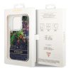 iPhone 14 Pro Guess Liquid Glitter Flower csillámos tok kék (GUHCP14-3666339066109 5 kép