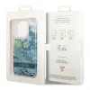 iPhone 14 Pro Guess Liquid Glitter Flower csillámos tok zöld (GUHCP1-3666339088446 5 kép