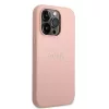 iPhone 14 Pro Guess PU Leather Saffiano tok rózsaszín (GUHCP14LPSASB-3666339088682 1 kép