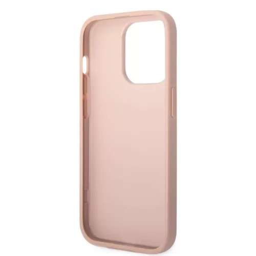 iPhone 14 Pro Guess PU Leather Saffiano tok rózsaszín (GUHCP14LPSASB-3666339088682 3 kép