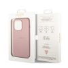 iPhone 14 Pro Guess PU Leather Saffiano tok rózsaszín (GUHCP14LPSASB-3666339088682 6 kép