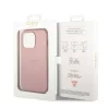 iPhone 14 Pro Guess PU Leather Saffiano tok rózsaszín (GUHCP14LPSASB-3666339088682 6 kép