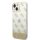 iPhone 14 Plus Guess PC/TPU Peony Glitter Script Logo tok arany (GUHCP-3666339090517 5 kép