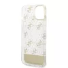 iPhone 14 Plus Guess PC/TPU Peony Glitter Script Logo tok arany (GUHCP-3666339090517 6 kép
