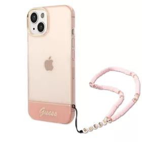 iPhone 14 Plus Guess PC/TPU Camera Outline Translucent tok karpánttal-3666339064297 1 kép