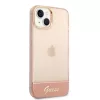 iPhone 14 Plus Guess PC/TPU Camera Outline Translucent tok rózsaszín-3666339088354 3 kép