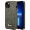 iPhone 14 Plus Guess PC/TPU Glitter Flakes Metal Logo tok zöld (GUHCP-3666339065171 5 kép