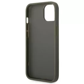 iPhone 14 Plus Guess PC/TPU Glitter Flakes Metal Logo tok zöld (GUHCP-3666339065171 1 kép