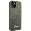 iPhone 14 Plus Guess PC/TPU Glitter Flakes Metal Logo tok zöld (GUHCP-3666339065171 4 kép