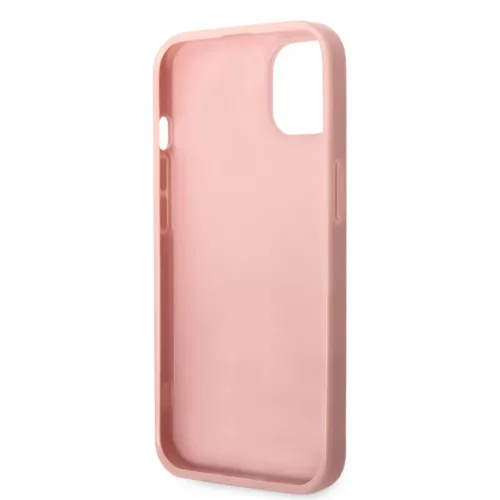 iPhone 14 Plus Guess PC/TPU Glitter Flakes Metal Logo tok rózsaszín -3666339065058 1 kép