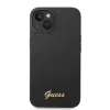iPhone 14 Plus Guess Liquid Silicone Metal Logo tok fekete (GUHCP14MSL-3666339064891 2 kép