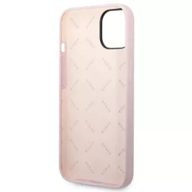 iPhone 14 Plus Guess Szilikon Triangle tok lila (GUHCP14MSLTGU)-3666339065973 1 kép