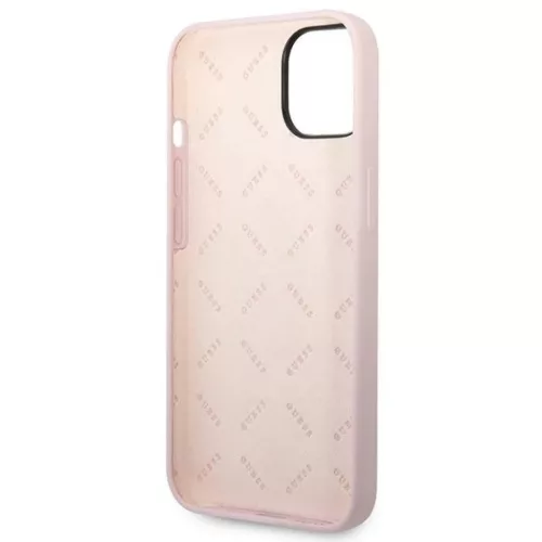 iPhone 14 Plus Guess Szilikon Triangle tok lila (GUHCP14MSLTGU)-3666339065973 1 kép