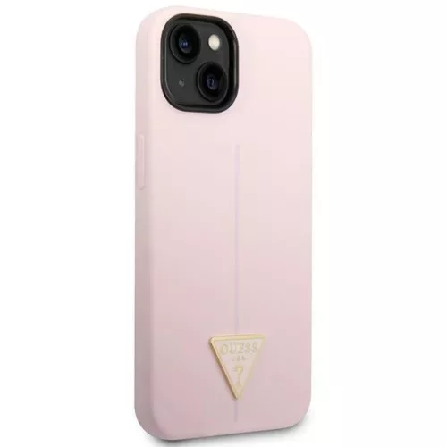 iPhone 14 Plus Guess Szilikon Triangle tok lila (GUHCP14MSLTGU)-3666339065973 2 kép