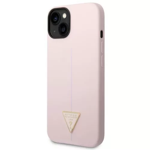 iPhone 14 Plus Guess Szilikon Triangle tok lila (GUHCP14MSLTGU)-3666339065973 6 kép