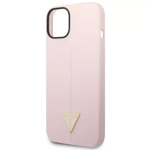 iPhone 14 Plus Guess Szilikon Triangle tok lila (GUHCP14MSLTGU)-3666339065973 8 kép