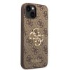 iPhone 14 Guess PU 4G Metal Logo tok barna (GUHCP14S4GMGBR)-3666339066284 3 kép