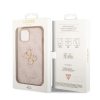 iPhone 14 Guess PU 4G Metal Logo tok rózsaszín (GUHCP14S4GMGPI)-3666339088781 4 kép