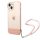 iPhone 14 Guess PC/TPU Camera Outline Translucent tok karpánttal róz-3666339064280 1 kép