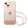 iPhone 14 Guess PC/TPU Camera Outline Translucent tok karpánttal róz-3666339064280 5 kép