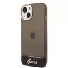 iPhone 14 Guess PC/TPU Camera Outline Translucent tok fekete (GUHCP14S-3666339088224 6 kép